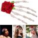 Beaupretty Skeleton Hands Hair Clip Rose Hair Clip Halloween Hair Clips for Halloween Party Masquerade - Buy Online on GoSupps.com