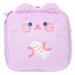 Healeved plush storage bag for girls Matt bag Pad bag Small multifunctional pocket ladies tie Bag women bands Storage bag Time Pocket Small 18.5x18.5x6.5cm