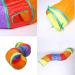 Interactive Cat Tunnel Toy for Indoor Cats - Collapsible S-Style Rainbow Design - Buy Online on GoSupps.com