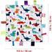 NUOBESTY Baby Security Tag Blanket - Dinosaur Pattern Taggy Blanket for Newborns - Buy Online on GoSupps.com