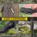 Pocket Folding Knife - Military Style Tactical Boy Scouts Camping Outdoor Gift - Black - Buy Online on GoSupps.com
