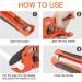 AIRAJ PVC Cutter Heavy Duty Ratchet-Type Pipe Cutter for Cutting Outer Diameter 42 mm PVC PPR Plastic Hoses and Plumbing Pipes for Electrician Maintenance Workers Professional Plastic Pipe Cutter Red - Buy Online on GoSupps.com