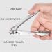 QXSJEDYCH Nail Clippers Professional Stainless Steel Nail Clipper No Splash Manicure Nippers for Thick/Thin Finger Toenails Tools Nail Scissors Nail Cut Nails(Color:C) - Buy Online on GoSupps.com