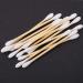 200pcs Double Head Cotton Swabs Wooden Sticks Cleaning