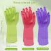 WOTPCRD 3 Pairs Kitchen Dishwashing Gloves Colorful Reusable Kitchen Gloves Anti-Slip Household Cleaning Gloves Rubber Cleaning Gloves Multipurpose Rubber Gloves for Washing Dishes and Cleaning Tasks - Buy Online on GoSupps.com