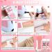 Seopri Roll on Wax Kit for Hair Removal - Sensitive Skin, 2 Rose Wax Cartridges, 100 Strips & Wipes - Buy Online on GoSupps.com