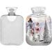 Buy Christmas Tree Snowman Heat Bottle - 2L Pain Relief & Bed Warmer for Women | Hot Water Bag with Cover | International Shipping - Buy Online on GoSupps.com