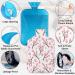 Japanese Cherry Blossom Heat Bottle - 2L Hot Water Bottle for Pain Relief Menstrual Cramp & Feet Comfort - International Shipping - Buy Online on GoSupps.com