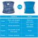 Cutebone Male Washable Dog Diapers - 3 Reusable Belly Bands with High-Suction Velcro | Size L (43-53.5cm) - Denim & Totenkopf Design - Buy Online on GoSupps.com