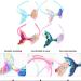 ABOOFAN Mermaid Headband Set - 8Pcs Sequins Fish Tail Hair Accessories for Girls | Kids Birthday Gifts & Sea Party Supplies - Buy Online on GoSupps.com