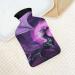 Purple Dragon Hot Water Bottle with Plush Cover | Hand Warmer for Adults & Kids | 26.5x15.3cm - International Shipping Available - Buy Online on GoSupps.com