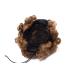 Shop Short Curly Afro Hair Extensions - High Puff Updo Synthetic Coffee Brown 6in | Natural Hair Afro-Dutt - Buy Online on GoSupps.com