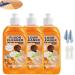 Alkyne Momeng Floor Cleaner Orange Momeng Floor Cleaner Honifee Cleaning Products Powerful Decontamination Floor Cleaner For Wood Tile Floor (3PCS)
