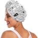 Hand Painted Paws Dry Hair Cap Set | 2-Piece Quick-Drying Towel & Button Headband | Super Absorbent & Soft Comfort | International Shipping Available - Buy Online on GoSupps.com