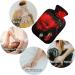 NAANLE 2L Hot Water Bottle with Red Poppy Cover - Pain Relief Menstrual Cramps & Heat Therapy - Buy Online on GoSupps.com