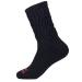 Alpacas of Montana Therapeutic Alpaca Socks - Mid Calf - Diabetic Neuropathy Large Calves - 5 Colors (Black Large)