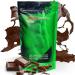 Nom dinner protein powder chocolate - high -quality protein powder for losing weight - fast soluble protein shake - vegan rice peas and hemp protein (400g) chocolate 400 g (1 Pack)