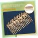 Healeved Bridal Hair Comb Wedding Hair Comb Bride Hair Combs for Women Decorative Tiaras for Women Gold Hair Comb Bridal Insert Comb Wedding Hair Accessories Gold Headpiece Veil Comb Alloy - Buy Online on GoSupps.com