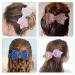 12pcs Glitter Hair Bows Alligator Clips Sparkling Hair Accessories for Kids, Girls, Teens, and Toddlers - Buy Online on GoSupps.com