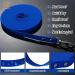 Waterproof Dog Leash - Chew Proof Tie-Out & Training Leash (15m Blue) - Durable & Reliable for All Weather - Buy Online on GoSupps.com