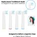Oral B Compatible Electric Toothbrush Heads 4 Pack - Superior Cleaning & Plaque Removal for Braun Handles - Adults Premium Replacement Heads - White, 1 Pack - Buy Online on GoSupps.com