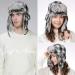 Jeff & Aimy Stylish Plaid Winter Wool Trapper Hat - White Medium - Buy Online on GoSupps.com