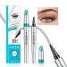 Microblading Eyebrow Pen Eyebrow Pencil with Premium 4-Prong Micro-Fork Tip Applicator Microblade Eyebrow Pen-Lift Your Brows Like Your Natural Brows Stay on All Day Smudge-Proof(Dark Brown)