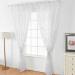 Premium Silver Window Curtains - Noise Insulation Soft & Durable Fine Silk for Living Room & Bedroom - Buy Online on GoSupps.com