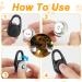 AUAUY 2PCS LED Dog Collar Light LED-Light Pendant Keyring Dog Collar Charms Blinker Light 3 Light Modes Dog Lights LED Safety Light for the Dark for Night Walking Running Dog Collar-Green 2 Pack White & Green - Buy Online on GoSupps.com