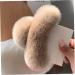 Fluffy Hair Clips 5.1 Inch Large Strong Hold Fuzzy Claw Clip for Thick Hair Nonslip Winter Half Bun Hairpins Hair Jaw Clips Gifts Khaki Barrettes - Buy Online on GoSupps.com