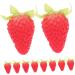 ABOOFAN 20 Pcs Simulated Strawberry Model Home Decor Fruit Artificial Strawberry Model Strawberry Ornament Simulation Strawberry Avocado Faux Strawberries Ornaments Fake Strawberries Pvc As Shownx2pcs 3.80X2.50X1.50CMx2pcs - Buy Online on GoSupps.com