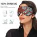 Haskirky Light Blocking Eye Mask - Breathable & Adjustable for Men and Women - Ideal for Travel, Yoga, Meditation, Office Deep Sleep - Wavy Red Octopus Design - Buy Online on GoSupps.com