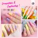 Saviland Dipping Powder Nails Set - 30 Color Dip Powder Kit with Electric Nail Miller Base & Top Coat Activator Brush Saver for Vibrant Nail Art - Buy Online on GoSupps.com