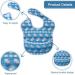 Vicloon Baby Bibs 4pcs - Waterproof Sleeveless Infant Bibs for Boys and Girls (6 Months-2 Years) - Unisex Feeding Bibs - Buy Online on GoSupps.com