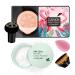 Air Cushion CC Cream Mushroom Head Foundation Matte Concealer Full Coverage Liquid Foundation Set with Makeup Sponge & Foundation Brush Lightweight Long Lasting Oil Control Face Loose Setting Powder