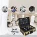 Professional Barber Supplies Case - Portable Travel Carrying Case for Hair Stylists & Pet Groomers - Sturdy Large-Capacity Mobile Barber Station (Gold - Buy Online on GoSupps.com