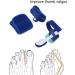 Bunion Toe Separator: Adjustable Strength, Soft Fabric Corrector for Comfortable Everyday Wear - Right Foot - Buy Online on GoSupps.com