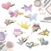 24 Pcs Sparkly Hair Clips Set - Star Butterfly Crown Heart Shaped Barrettes for Girls, Women, Kids - Cute Hair Accessories for Fine & Thick Hair - Buy Online on GoSupps.com