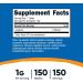 Nutricost L-Arginine 1000mg Amino Acid Tablets - 150 Tablets - Buy Online on GoSupps.com