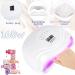 Buy McNory 168W UV LED Nail Dryer - Fast Drying Lamp for All Gel Nails | Professional Timer & Sensor LCD Display - Buy Online on GoSupps.com