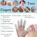 NWSOJ Big Toe Protectors - 12 Pcs White Silicone Covers for Women and Soft Gel Caps for Men - Pain Relief from Corns, Blisters, Ingrown Toenails - Buy Online on GoSupps.com