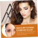 Mobestech 7 Pcs Second Generation Brow Shaping Kit Metal Eyebrow Ruler Eyebrow Positioning Tool 25x5x0.6cmx7pcs Blackx7pcs - Buy Online on GoSupps.com
