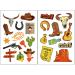 Konsait Western Cowboy Temporary Tattoos - Assorted Wild West Collection for Rodeo & Cowboy Parties (6 Sheets) - Buy Online on GoSupps.com