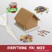 BIG Pre-Baked & Pre-Assembled Gingerbread House Kit - Christmas Fun Activity with Cookies, Candies, Icing, and Candy Cups Included - Buy Online on GoSupps.com