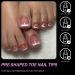 AddFavor 600pcs Toe Nail Tips - Clear Soft Gel Half Cover False Toenails for Extensions | Press-On Acrylic Nail Tips - Buy Online on GoSupps.com