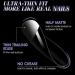 Gelike ec Short Almond Nail Tips 240PCS Clear Nail Extensions Kit | Break Resistant Full Cover Pre-Buff PMMA Soft Gel Resin Fake Nails 12 Sizes - Short Almond - Buy Online on GoSupps.com