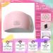 PEACECOLOR Gel Nail Starter Kit - 30 Colors with 36W Nail Lamp | UV LED Gel Polish Set with Matte Top & Base Coat | Manicure DIY Kit for Home Decoration - Buy Online on GoSupps.com