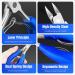 Nail Clippers for Strong Toenails Professional Nail Clippers Toenail Scissors Thick Nails Toenail Scissors Head Cutter for Toenails (Blue Manicure Clippers) - Buy Online on GoSupps.com