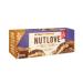 ALLNUTRITION Nutlove Cookies No Sugar Added Cakes - Milk Chocolate Cookies with Peanut and Caramel Filling - Low Calorie Treats - 1 Box x 128g
