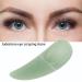 Curved Cosmetic Spatula - Mini Jade Stone Eye Cream Applicator & Gua Sha Massage Stick for Puffiness Relief (Green - Buy Online on GoSupps.com